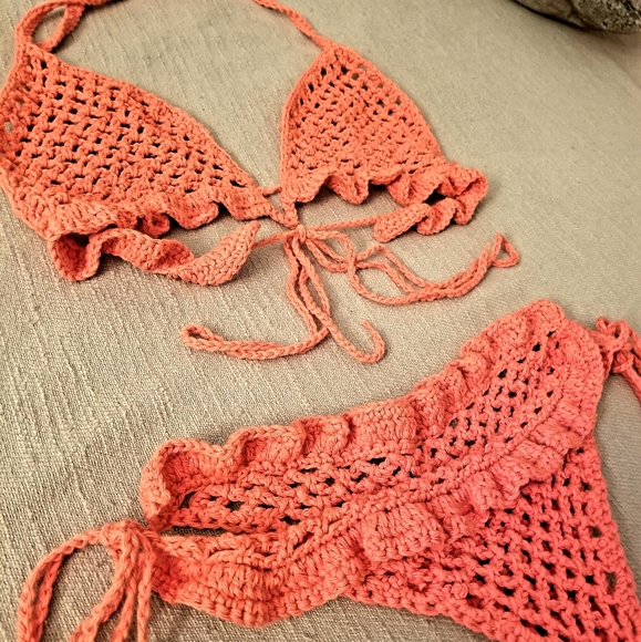 Maiden Mother Crochet Other - Handmade (by me) Crochet Fishnet Bikini
